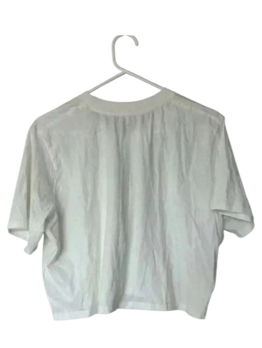 PRANA Everyday Crop Tee Soft‎ White Size Small NEW WITH TAGS